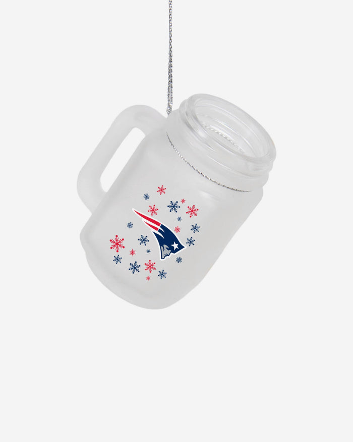 New England Patriots Mason Jar Ornament FOCO - FOCO.com