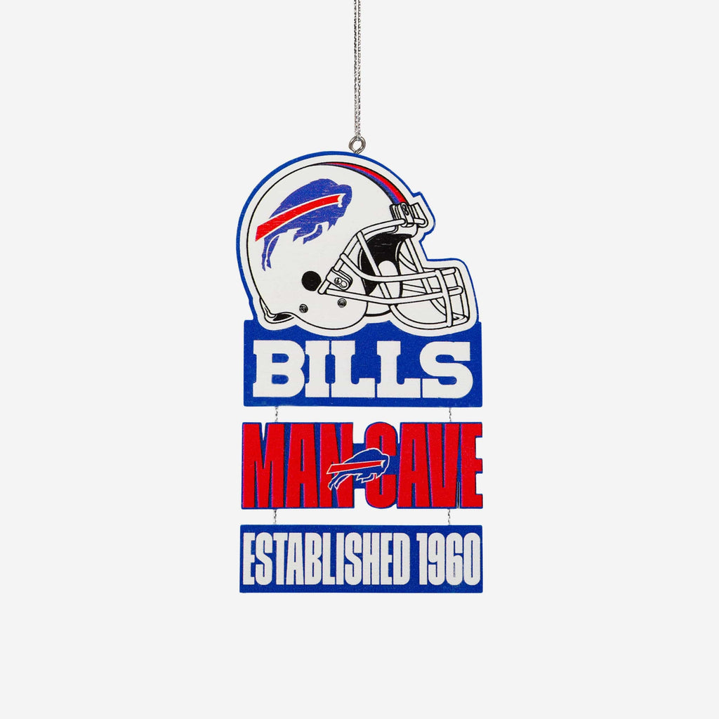 Buffalo Bills Mancave Sign Ornament FOCO - FOCO.com