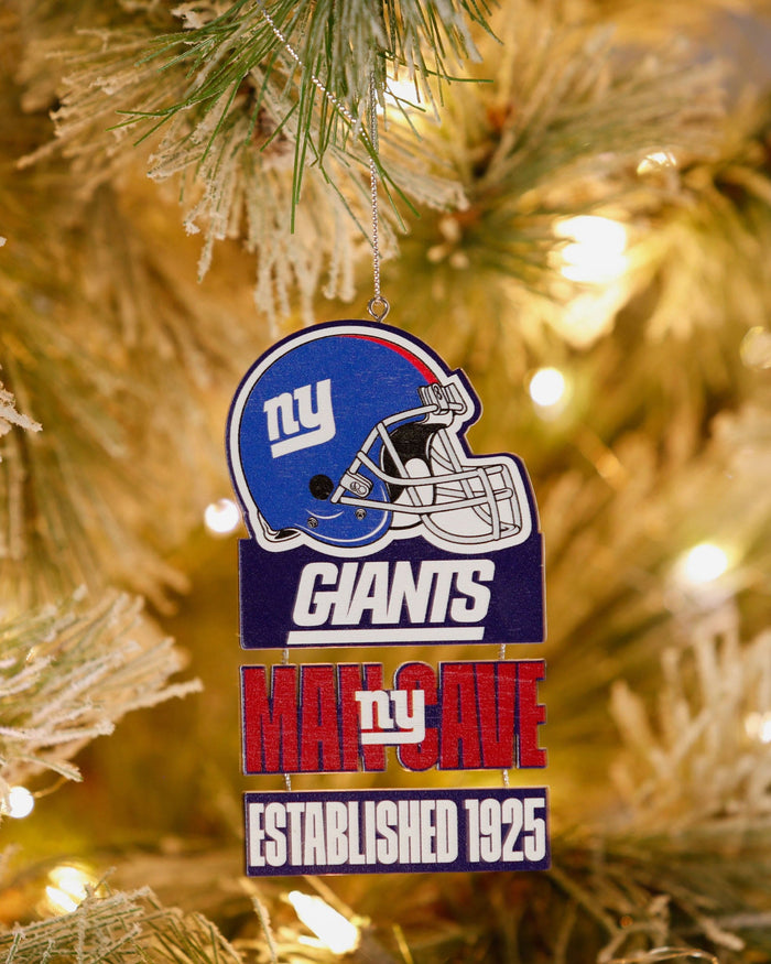 New York Giants Mancave Sign Ornament FOCO - FOCO.com