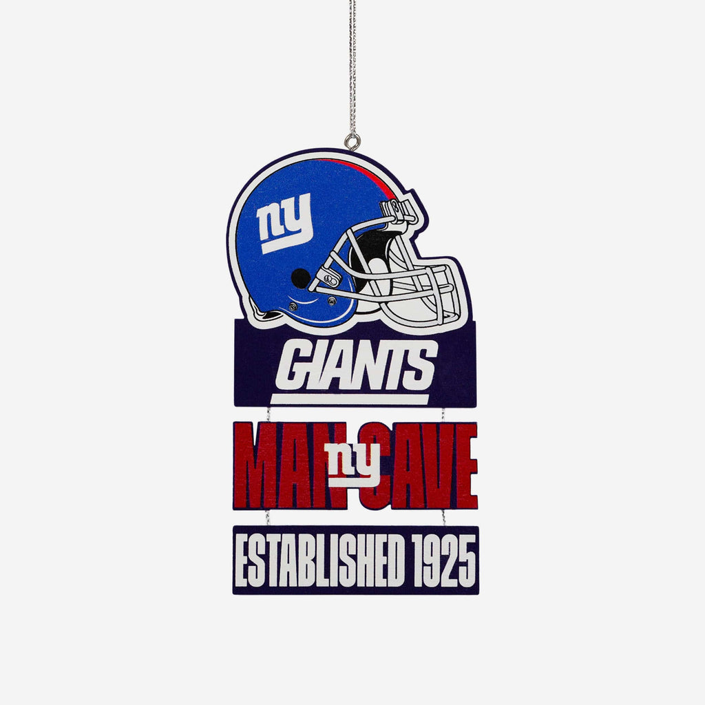 New York Giants Mancave Sign Ornament FOCO - FOCO.com