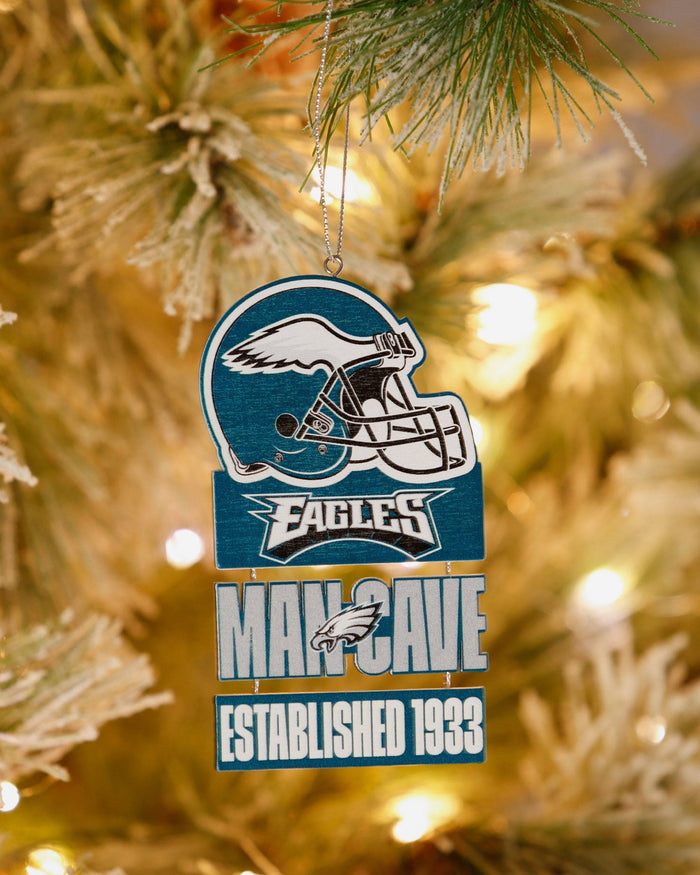 Philadelphia Eagles Mancave Sign Ornament FOCO - FOCO.com