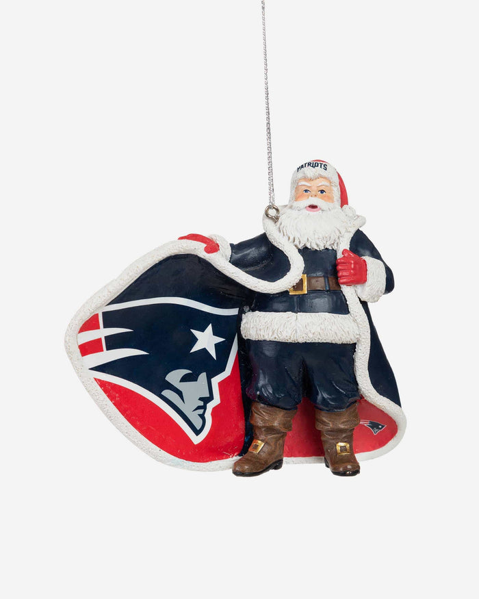 New England Patriots Photoprint Santa Ornament FOCO - FOCO.com