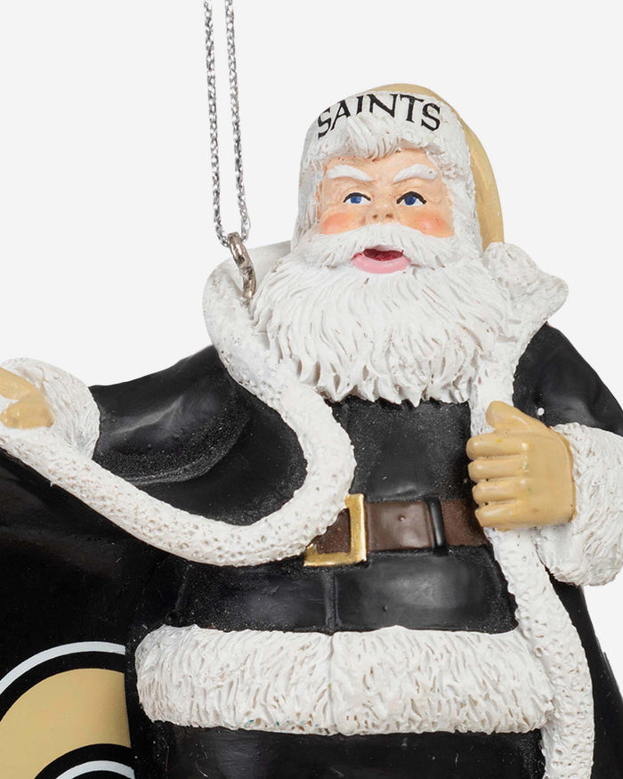 New Orleans Saints Photoprint Santa Ornament FOCO - FOCO.com