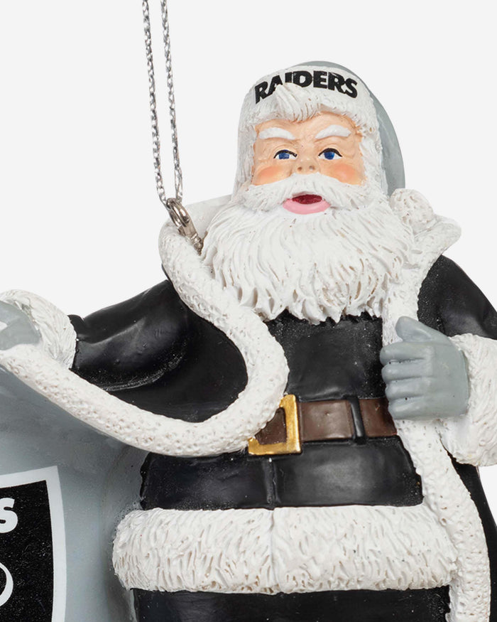 Las Vegas Raiders Photoprint Santa Ornament FOCO - FOCO.com