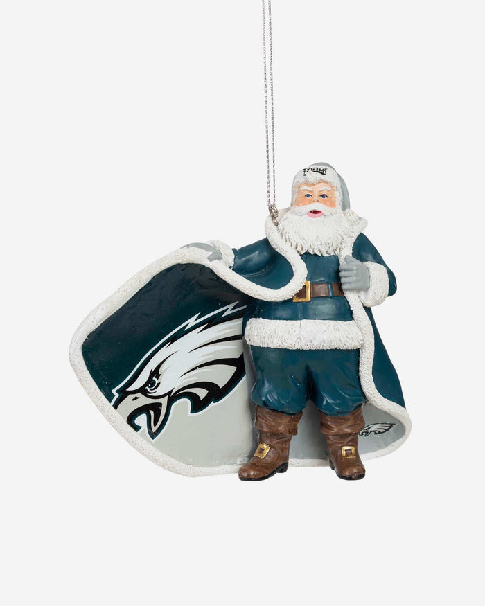 Philadelphia Eagles Photoprint Santa Ornament FOCO - FOCO.com