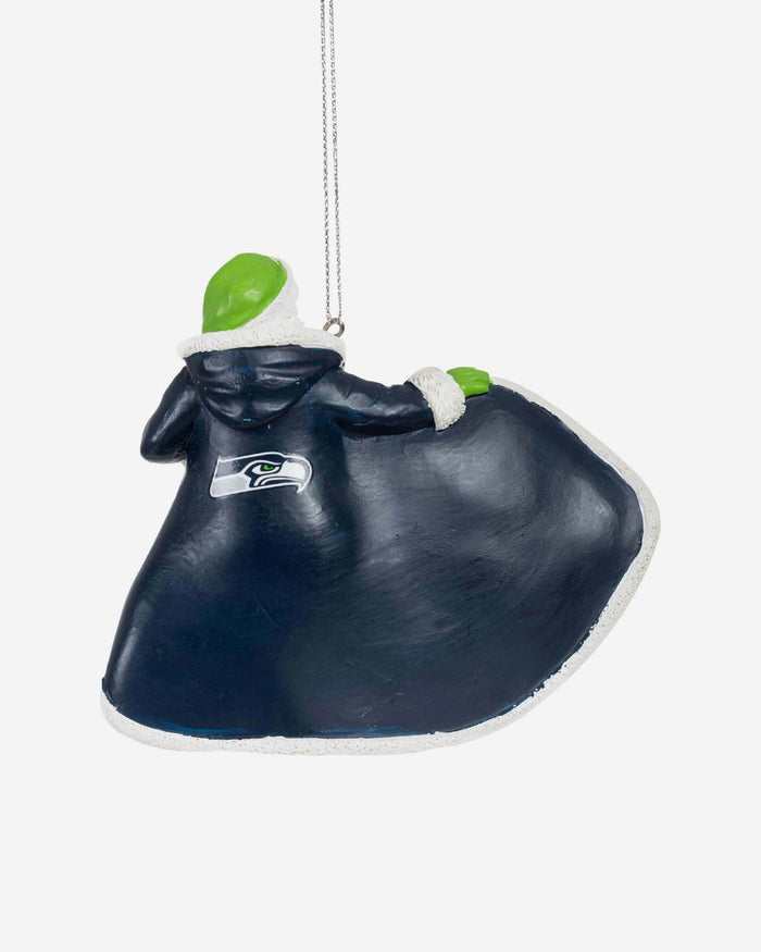Seattle Seahawks Photoprint Santa Ornament FOCO - FOCO.com