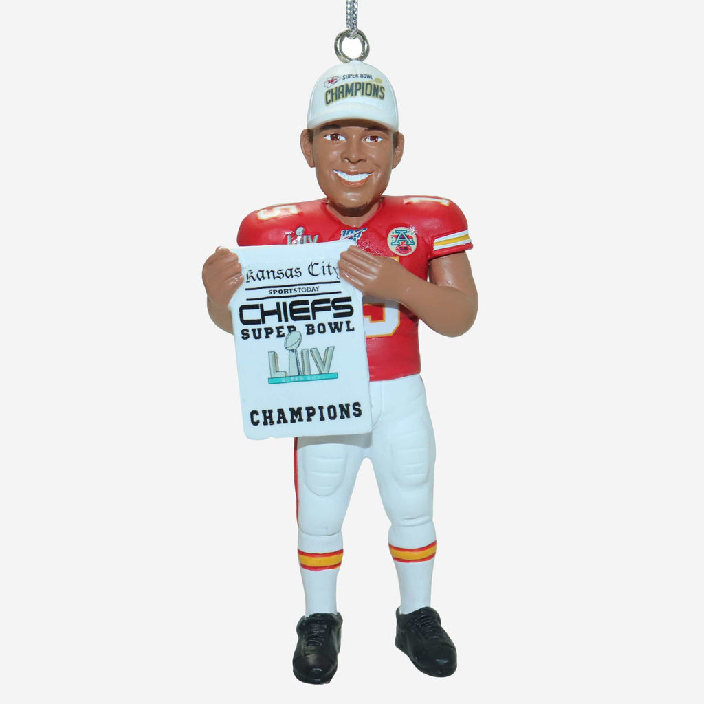 Patrick Mahomes Kansas City Chiefs Super Bowl LIV Champions Ornament FOCO - FOCO.com