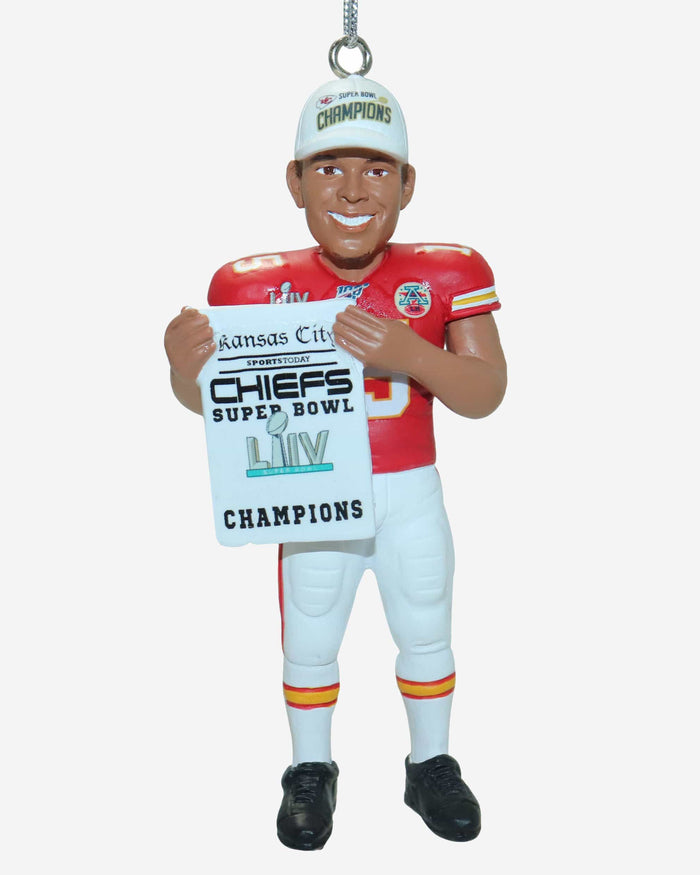 Patrick Mahomes Kansas City Chiefs Super Bowl LIV Champions Ornament FOCO - FOCO.com