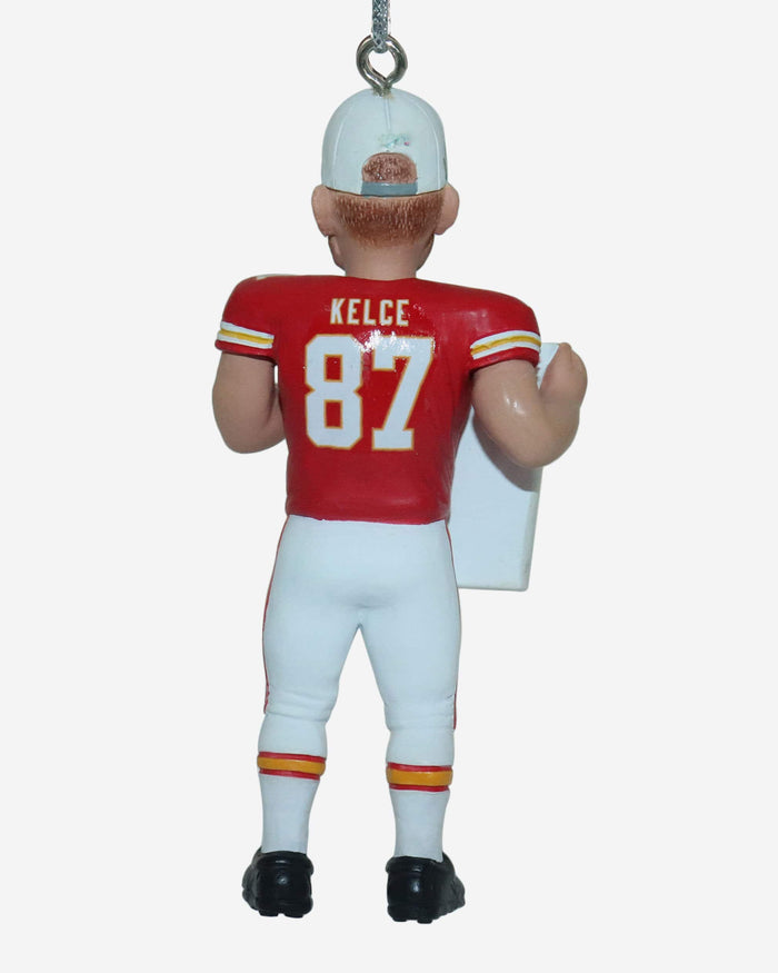 Travis Kelce Kansas City Chiefs Super Bowl LIV Champions Ornament FOCO - FOCO.com