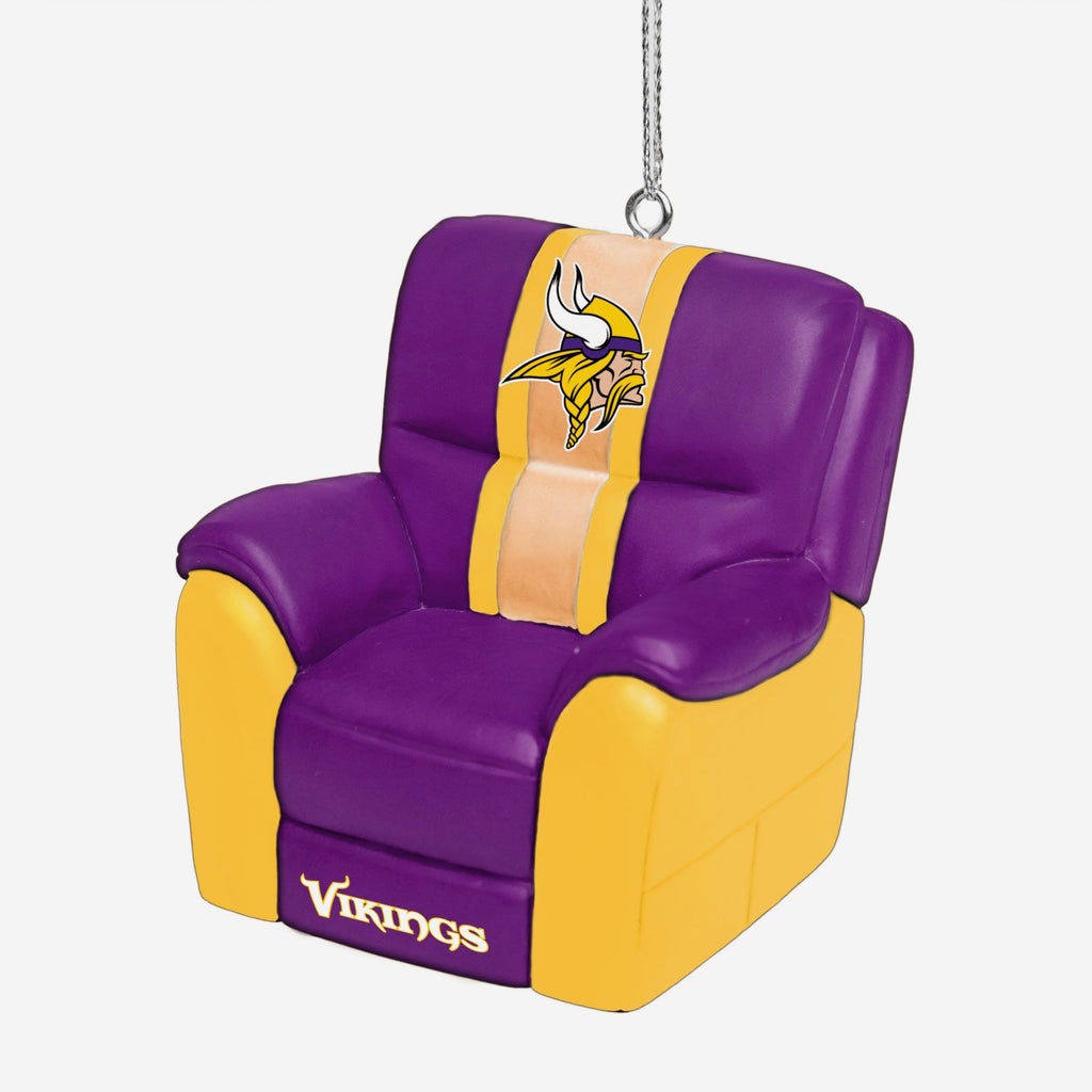 Minnesota Vikings Reclining Chair Ornament FOCO - FOCO.com