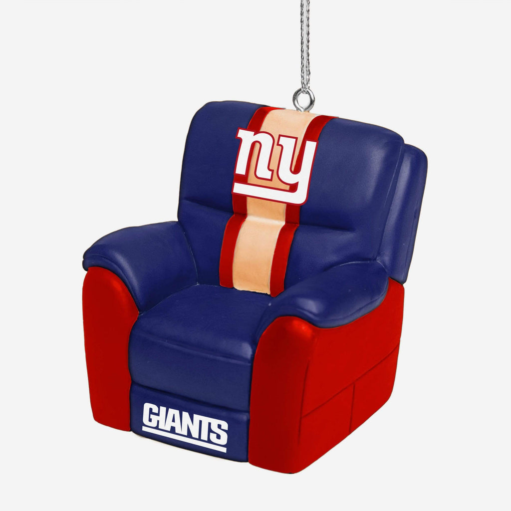 New York Giants Reclining Chair Ornament FOCO - FOCO.com