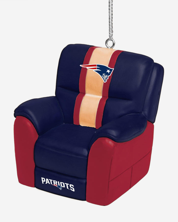 New England Patriots Reclining Chair Ornament FOCO - FOCO.com