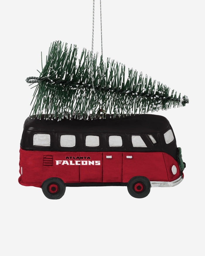 Atlanta Falcons Retro Bus With Tree Ornament Foco - FOCO.com