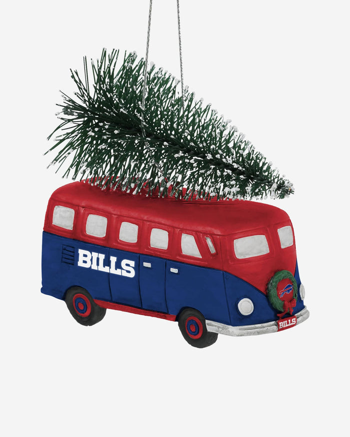 Buffalo Bills Retro Bus With Tree Ornament FOCO - FOCO.com