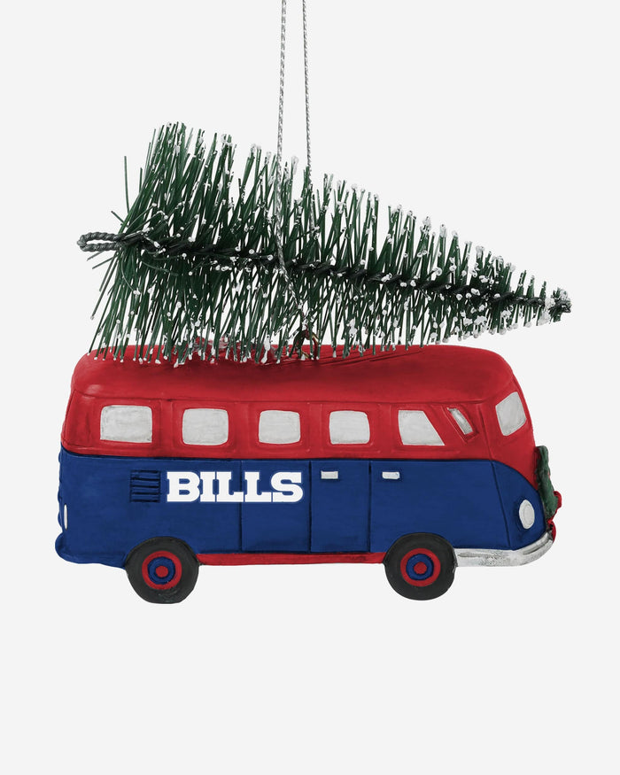 Buffalo Bills Retro Bus With Tree Ornament FOCO - FOCO.com