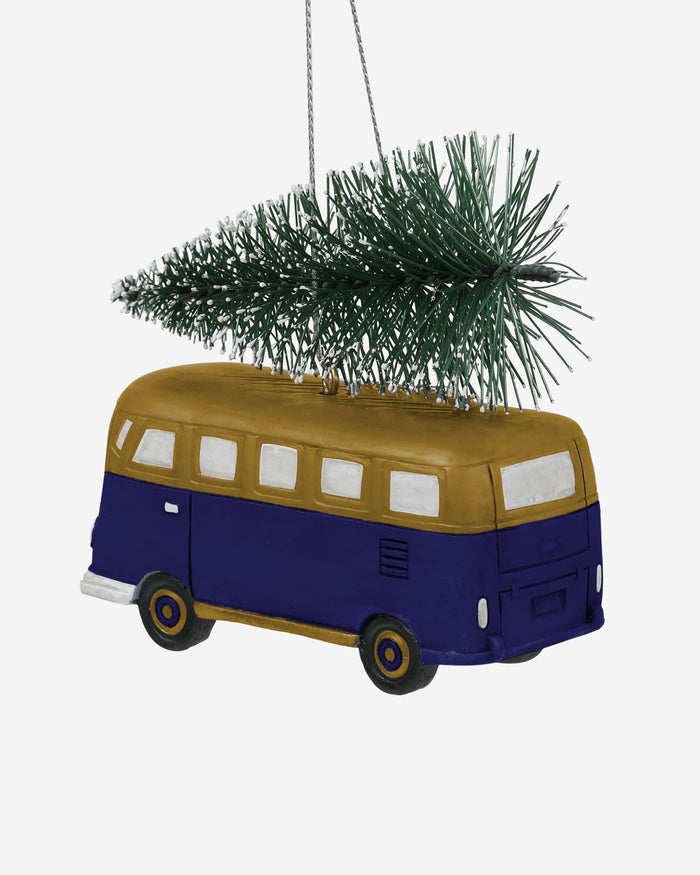 Baltimore Ravens Retro Bus With Tree Ornament FOCO - FOCO.com