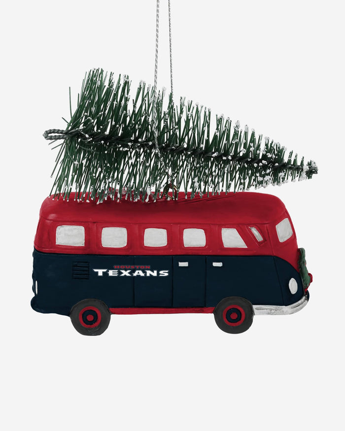 Houston Texans Retro Bus With Tree Ornament Foco - FOCO.com