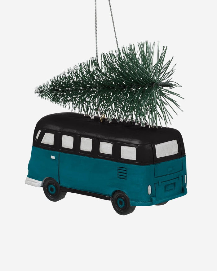 Jacksonville Jaguars Retro Bus With Tree Ornament Foco - FOCO.com