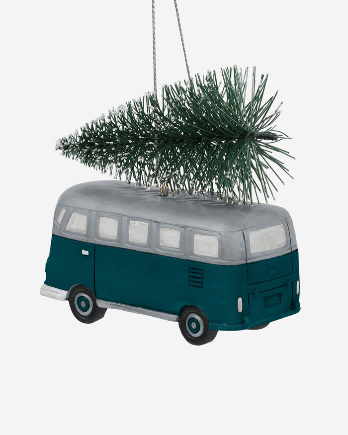 Philadelphia Eagles Retro Bus With Tree Ornament FOCO - FOCO.com