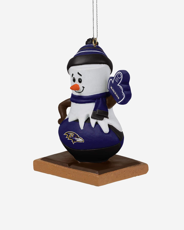 Baltimore Ravens Smore On Ball Ornament FOCO - FOCO.com