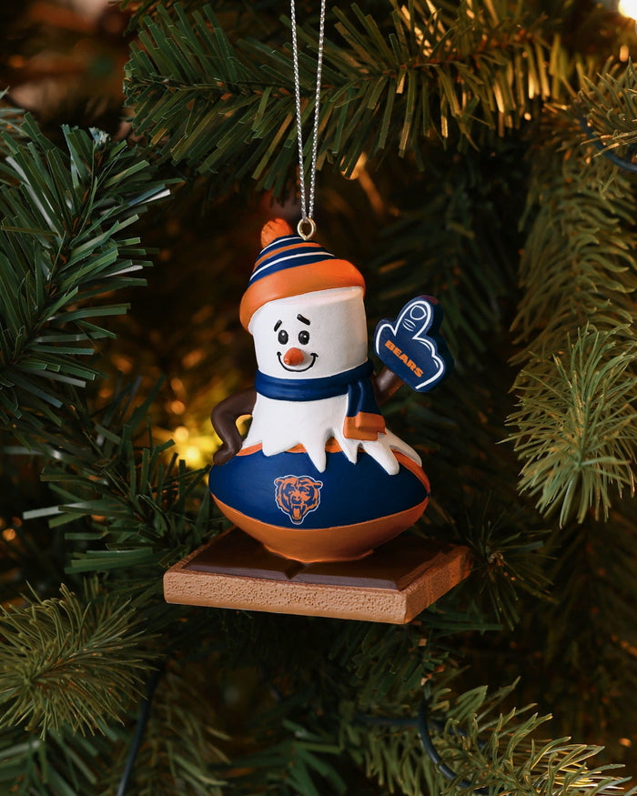 Chicago Bears Smore On Ball Ornament FOCO - FOCO.com