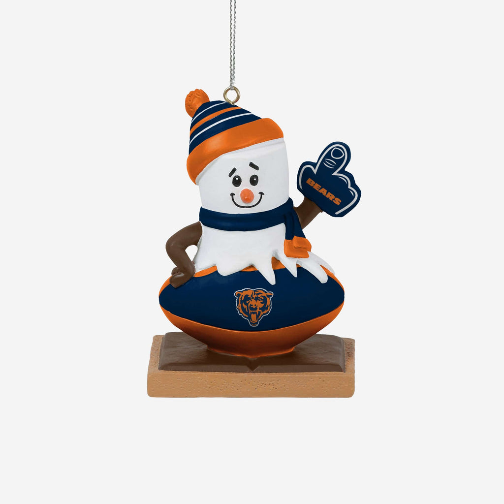 Chicago Bears Smore On Ball Ornament FOCO - FOCO.com