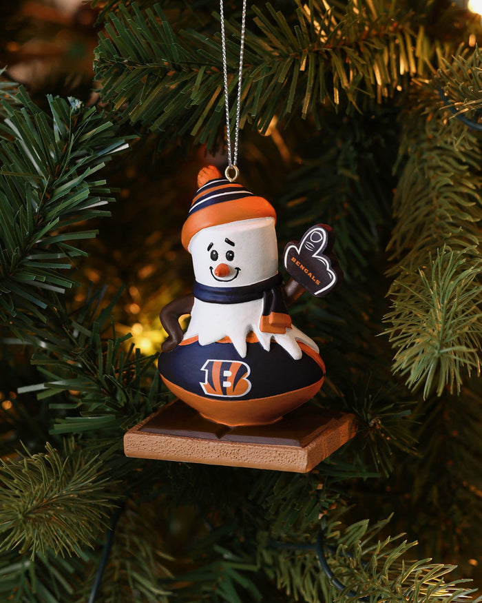 Cincinnati Bengals Smore On Ball Ornament FOCO - FOCO.com