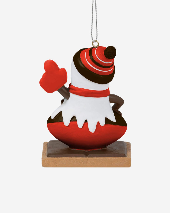 Cleveland Browns Smore On Ball Ornament FOCO - FOCO.com