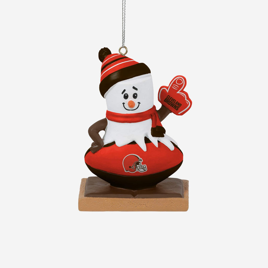 Cleveland Browns Smore On Ball Ornament FOCO - FOCO.com