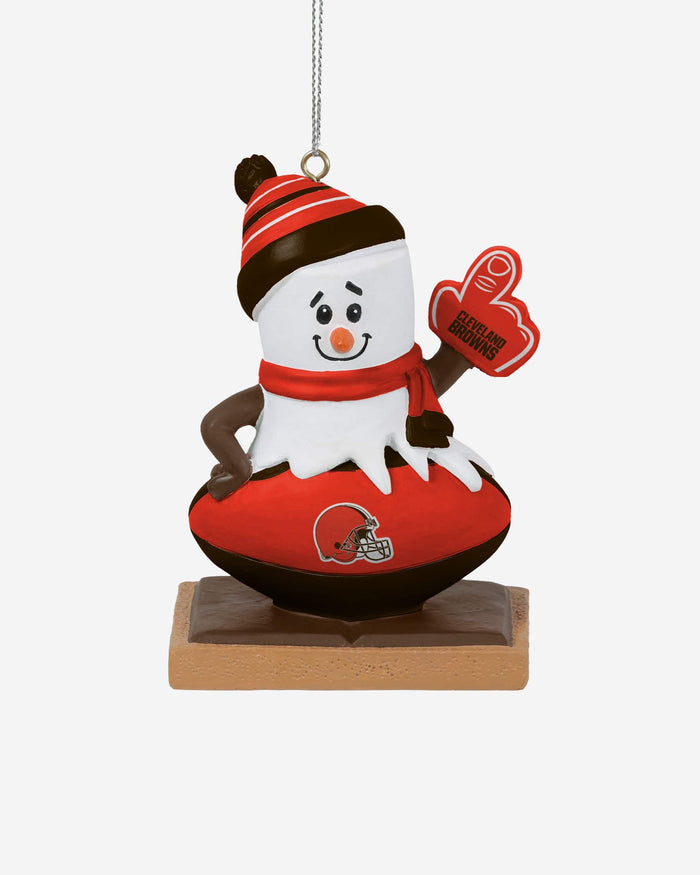 Cleveland Browns Smore On Ball Ornament FOCO - FOCO.com