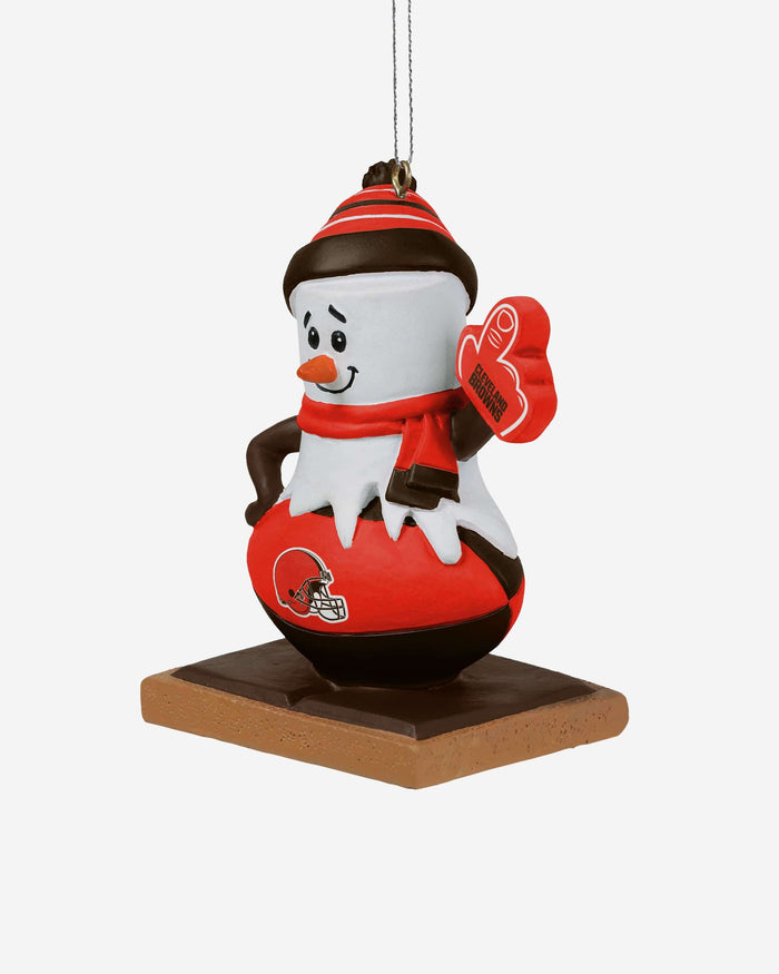 Cleveland Browns Smore On Ball Ornament FOCO - FOCO.com