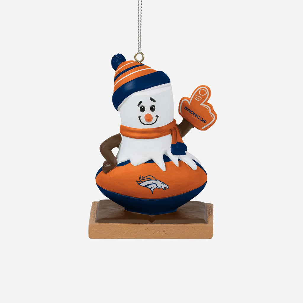 Denver Broncos Smore On Ball Ornament FOCO - FOCO.com