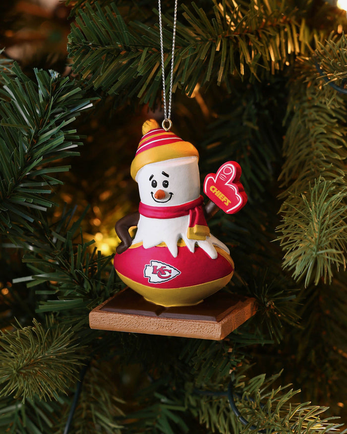 Kansas City Chiefs Smore On Ball Ornament FOCO - FOCO.com