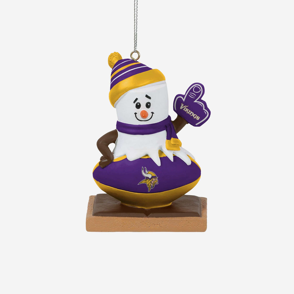 Minnesota Vikings Smore On Ball Ornament FOCO - FOCO.com