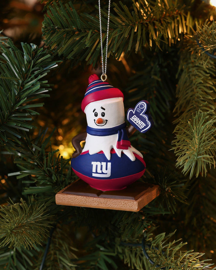 New York Giants Smore On Ball Ornament FOCO - FOCO.com