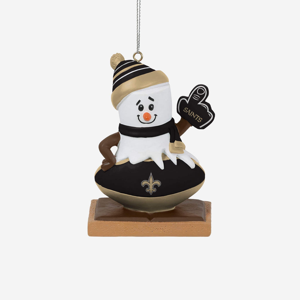 New Orleans Saints Smore On Ball Ornament FOCO - FOCO.com