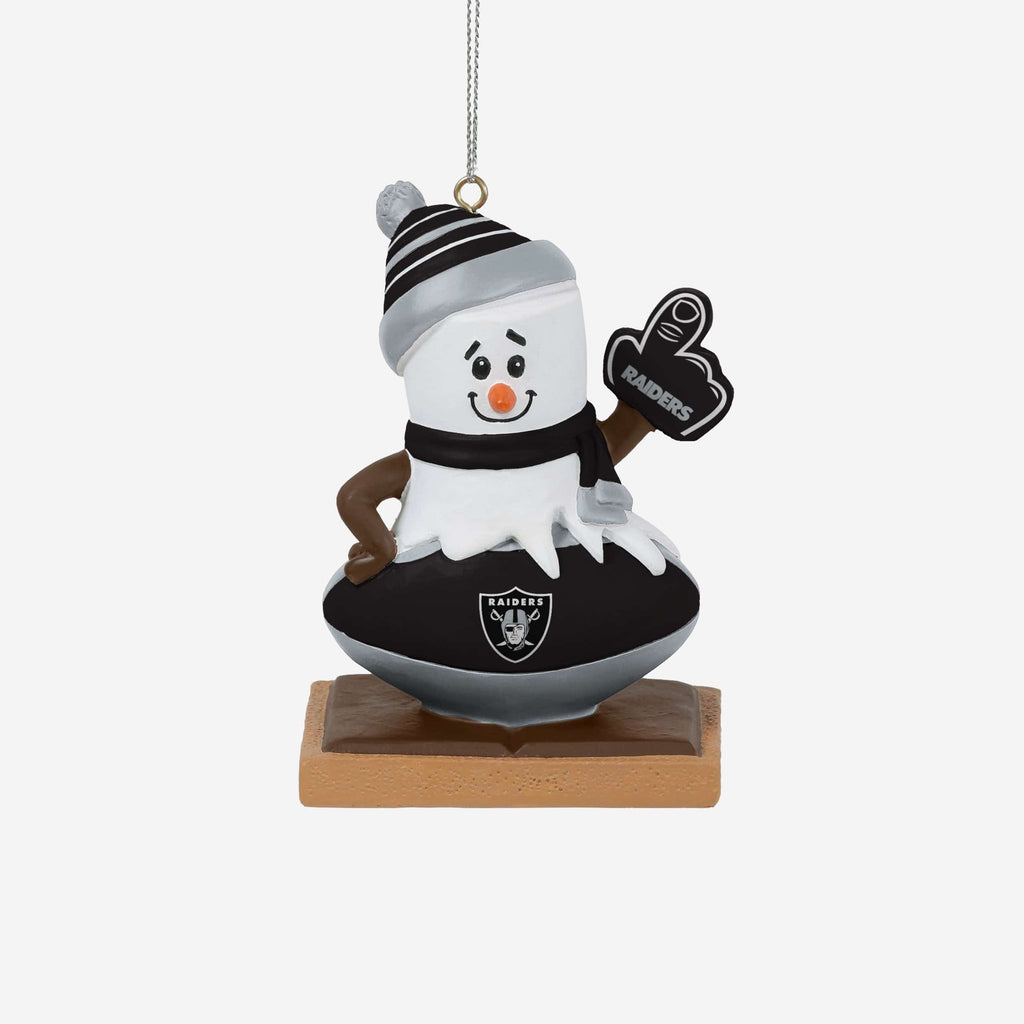 Las Vegas Raiders Smore On Ball Ornament FOCO - FOCO.com