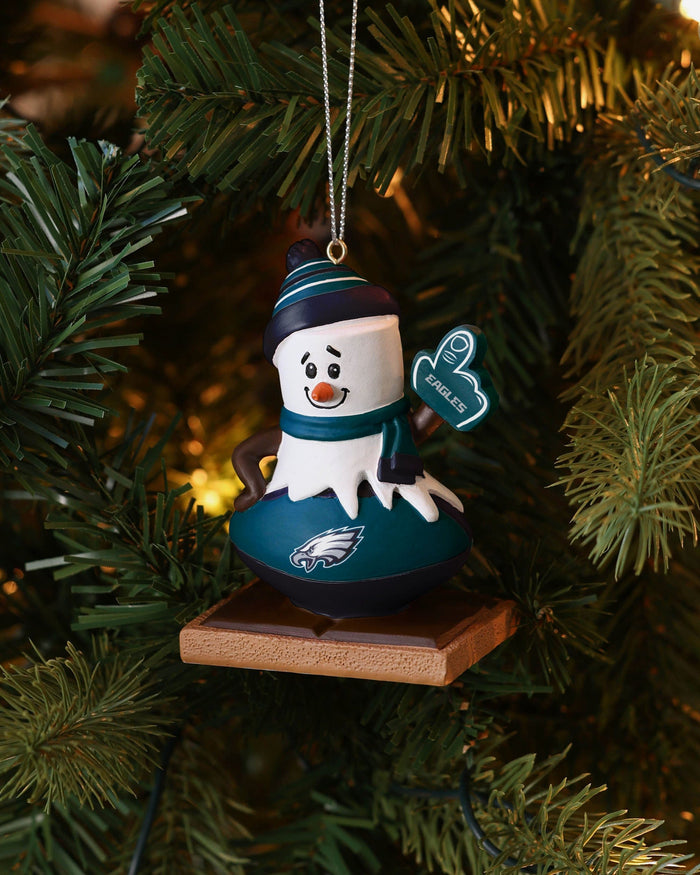 Philadelphia Eagles Smore On Ball Ornament FOCO - FOCO.com
