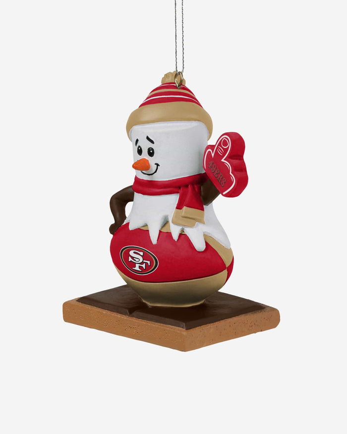 San Francisco 49ers Smore On Ball Ornament FOCO - FOCO.com