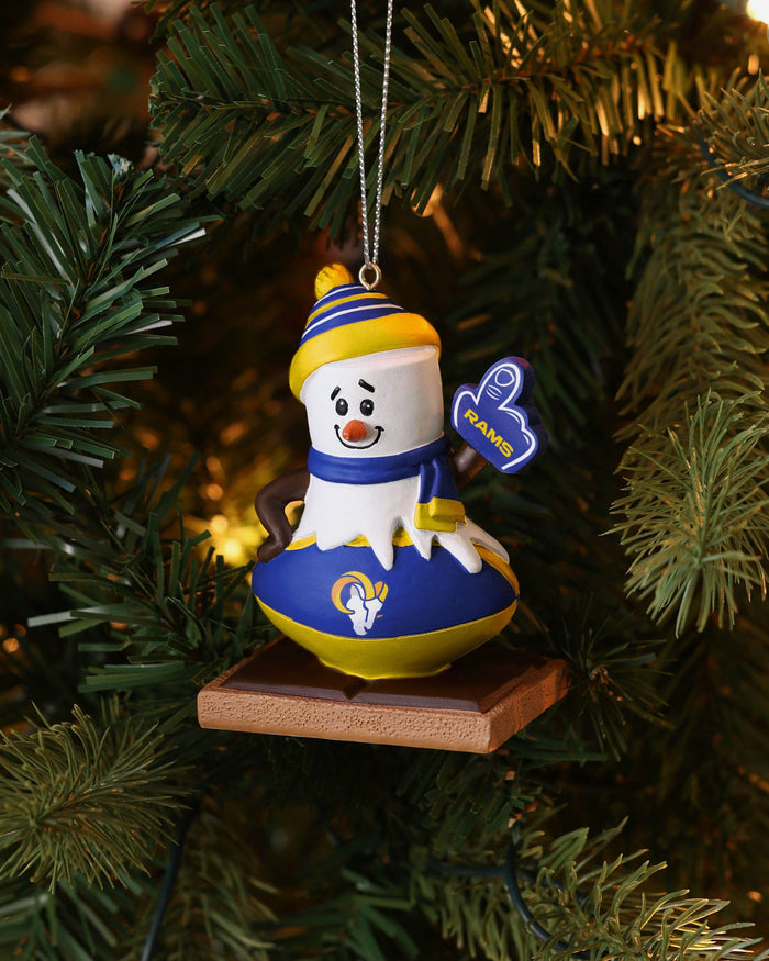 Los Angeles Rams Smore On Ball Ornament FOCO - FOCO.com