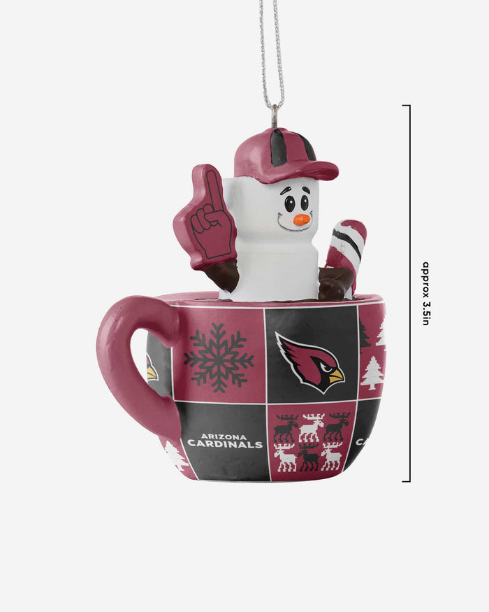 Arizona Cardinals Smores Mug Ornament FOCO - FOCO.com