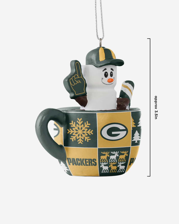 Green Bay Packers Smores Mug Ornament FOCO - FOCO.com