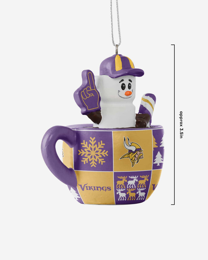 Minnesota Vikings Smores Mug Ornament FOCO - FOCO.com