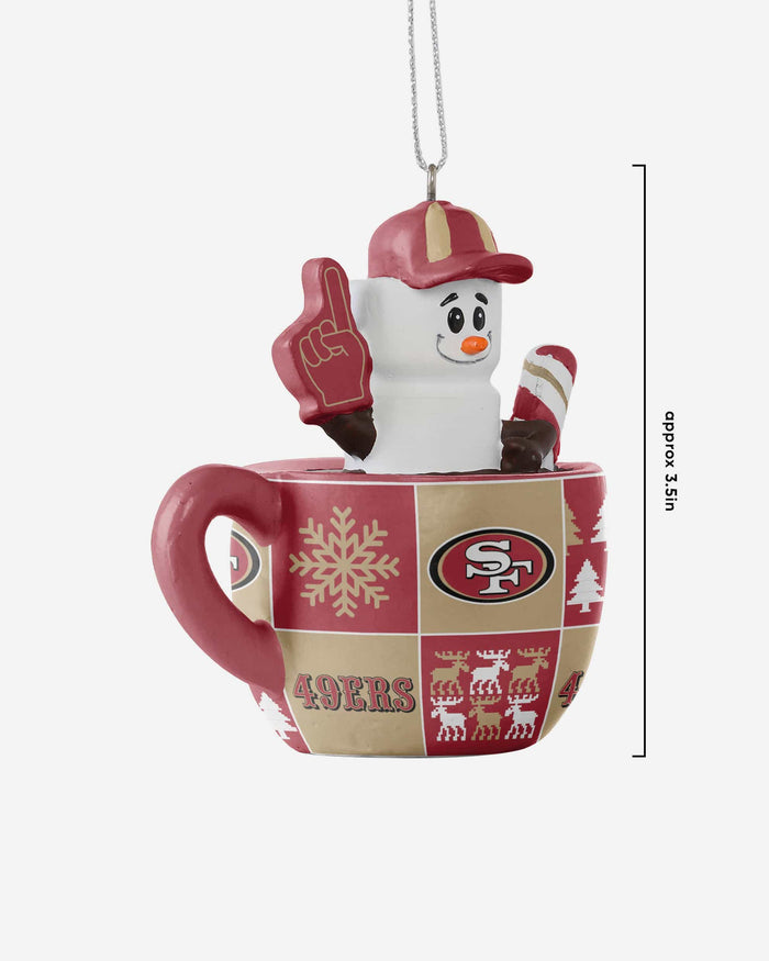 San Francisco 49ers Smores Mug Ornament FOCO - FOCO.com