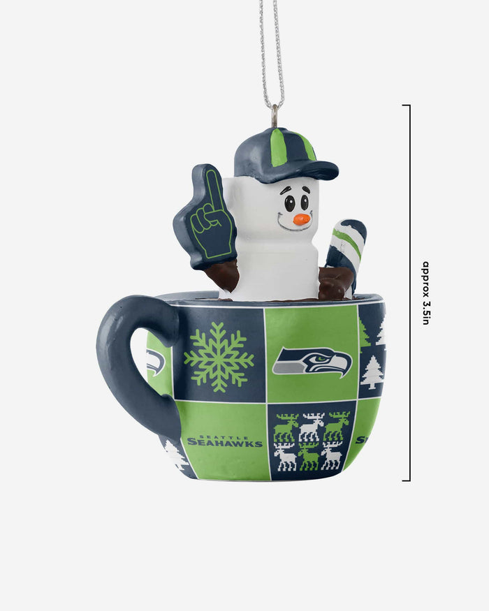 Seattle Seahawks Smores Mug Ornament FOCO - FOCO.com