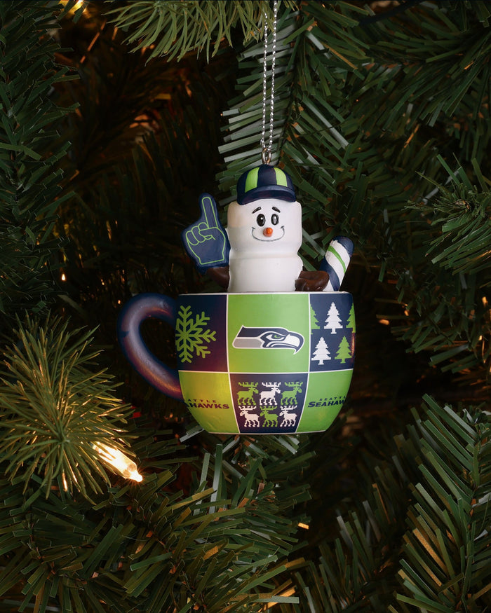 Seattle Seahawks Smores Mug Ornament FOCO - FOCO.com