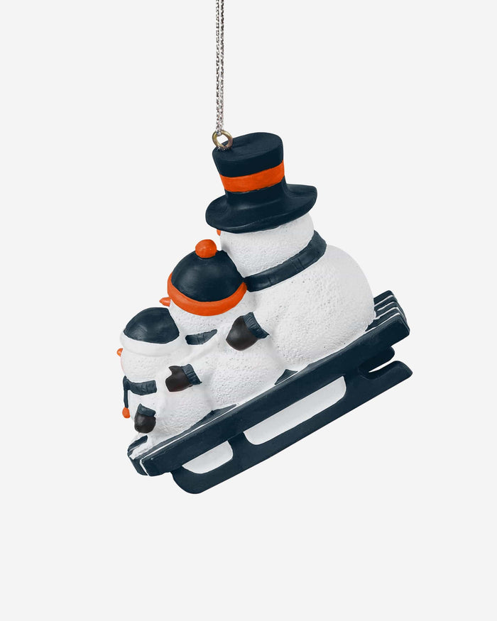 Chicago Bears Sledding Snowmen Ornament FOCO - FOCO.com