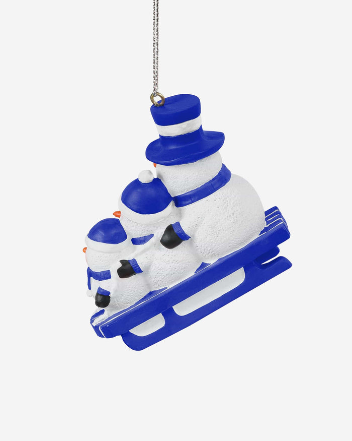 Los Angeles Rams Sledding Snowmen Ornament FOCO - FOCO.com