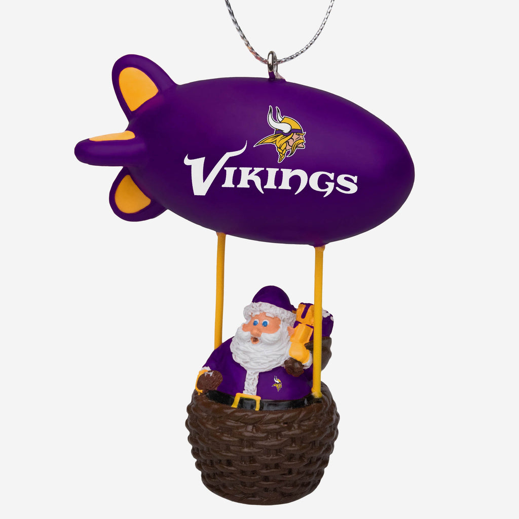 Minnesota Vikings Santa Blimp Ornament FOCO - FOCO.com