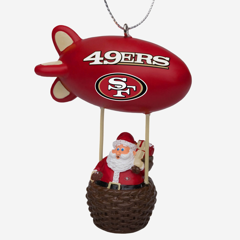 San Francisco 49ers Santa Blimp Ornament FOCO - FOCO.com